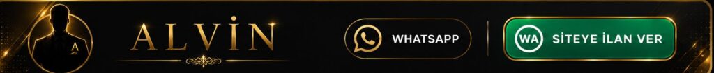 ALVIN WhatsApp iletişim ve siteye ilan verme